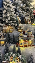 Cover of 'Noël en Berry' showing a cozy winter village scene with festive lights.
