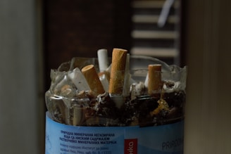 a cigarette holder filled with lots of cigarettes
