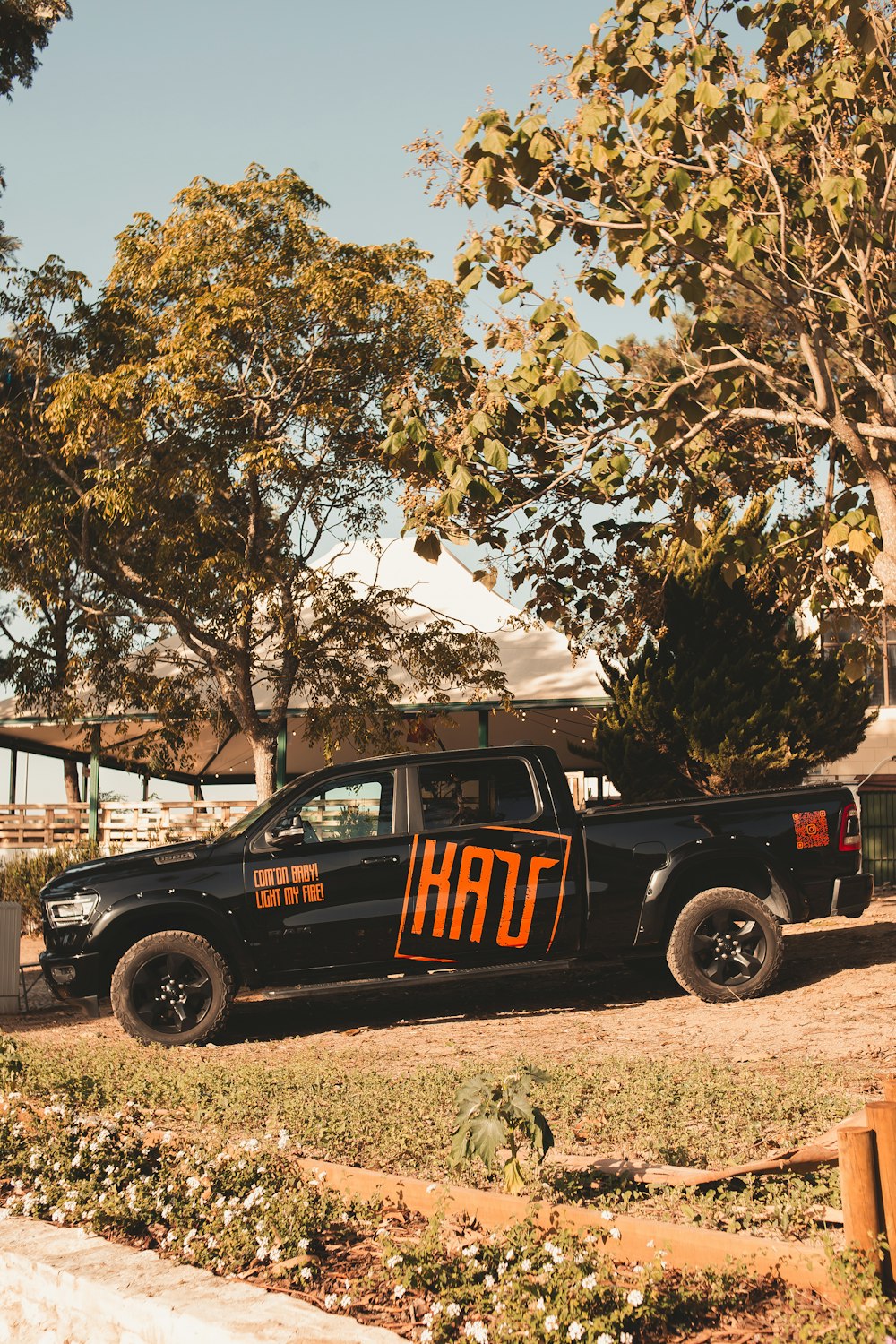 a truck with a taxi sign on the back of it