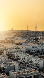 A modern wireless internet installation in a residential area.