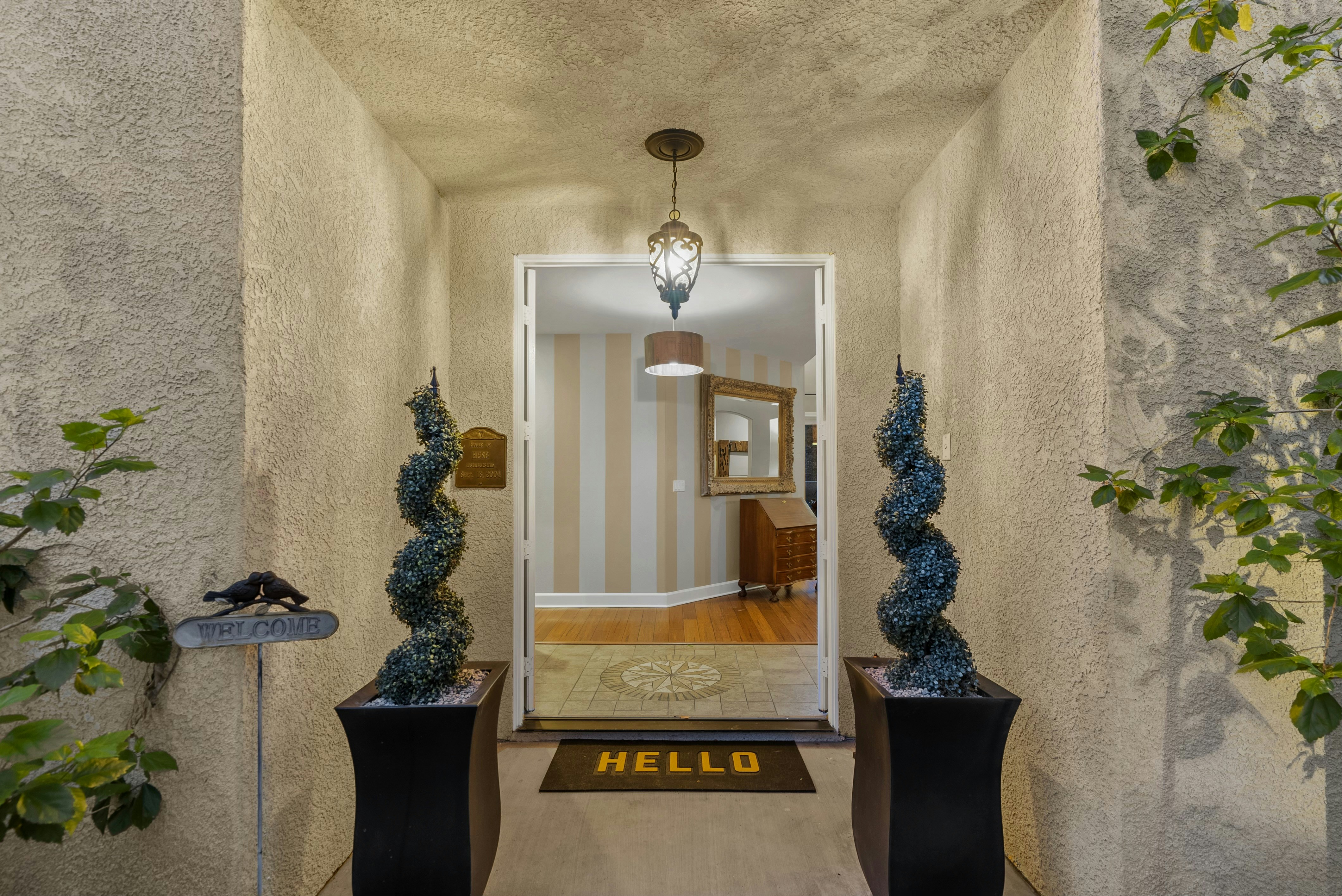 Welcome Print Door Mat