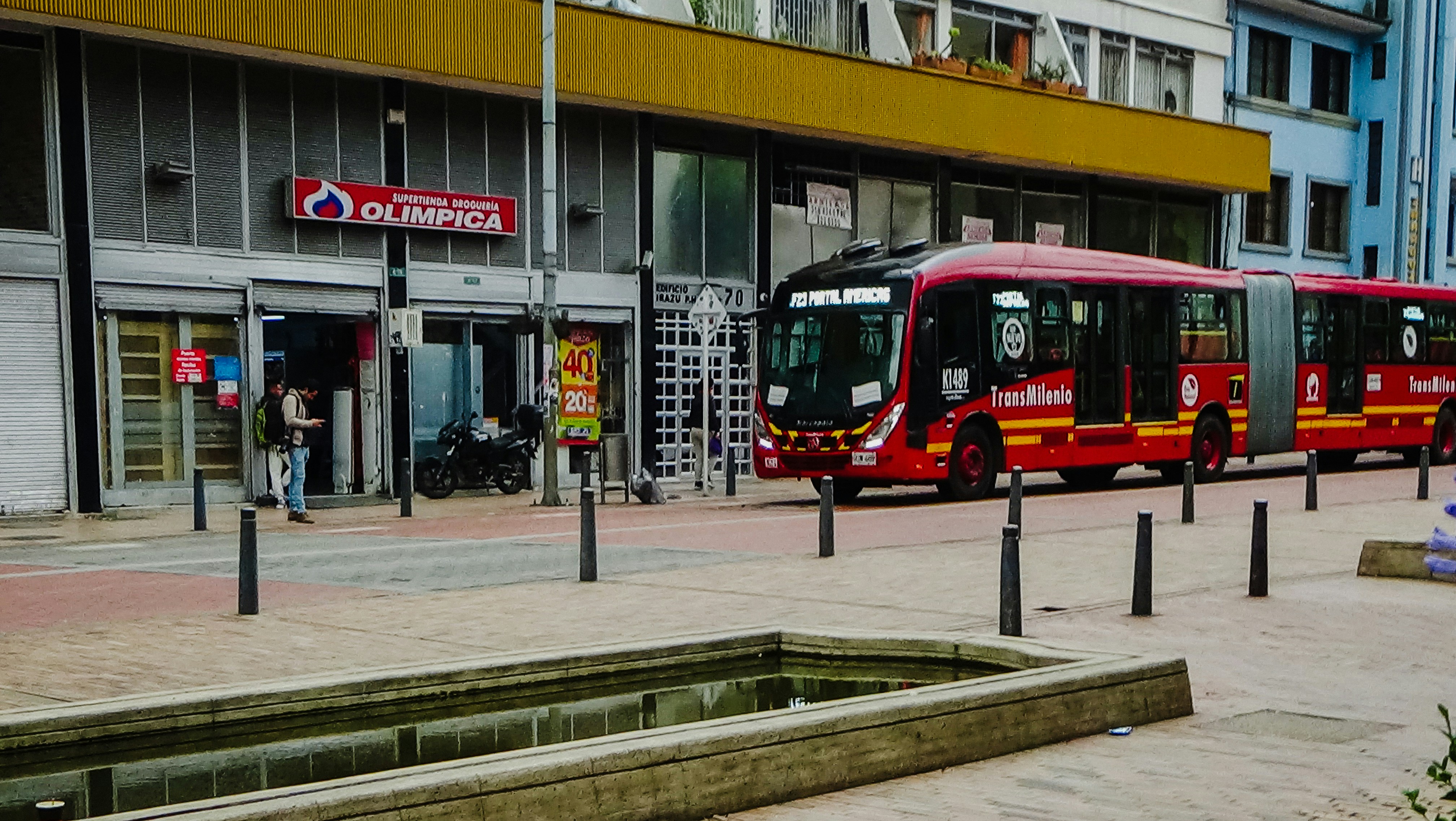 Trancones de Buses de TransMilenio en el Norte de Bogotá