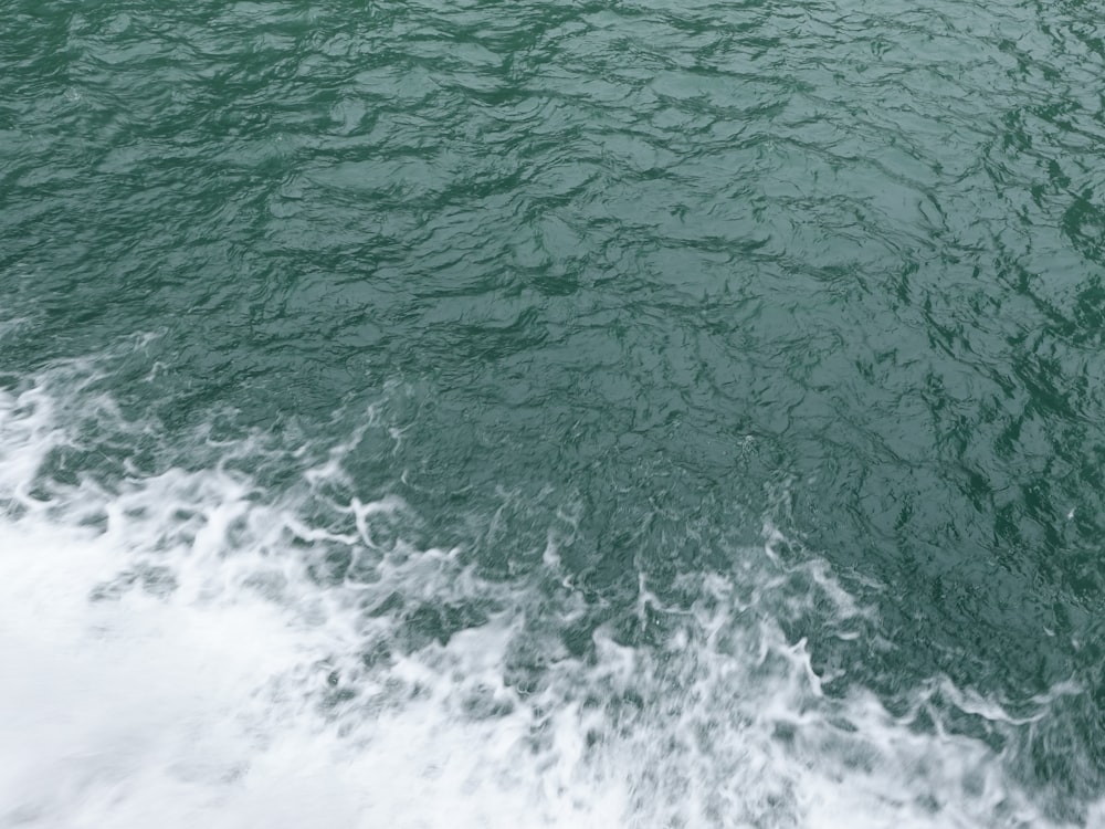 a view of a body of water from a boat