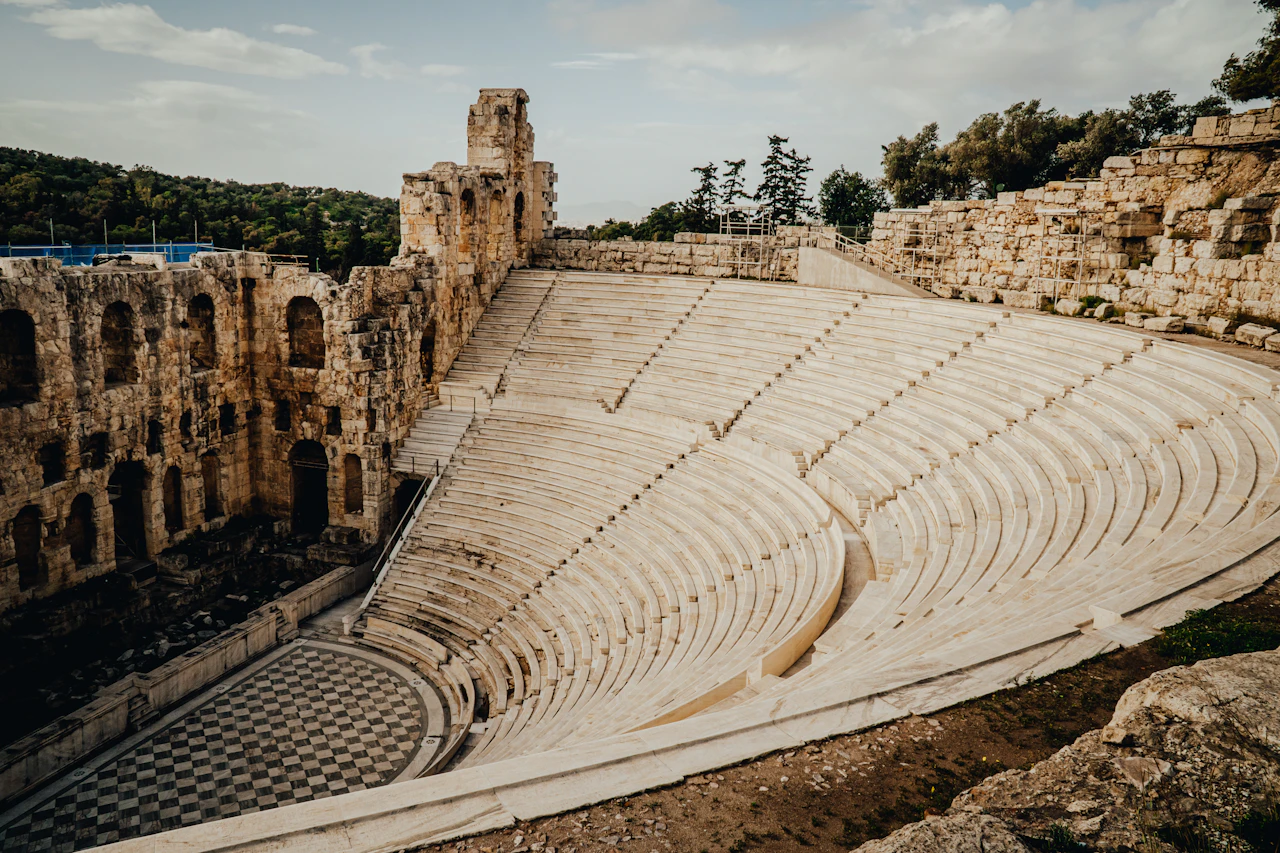 The Odeon of Herodes Atticus theatre in Athens