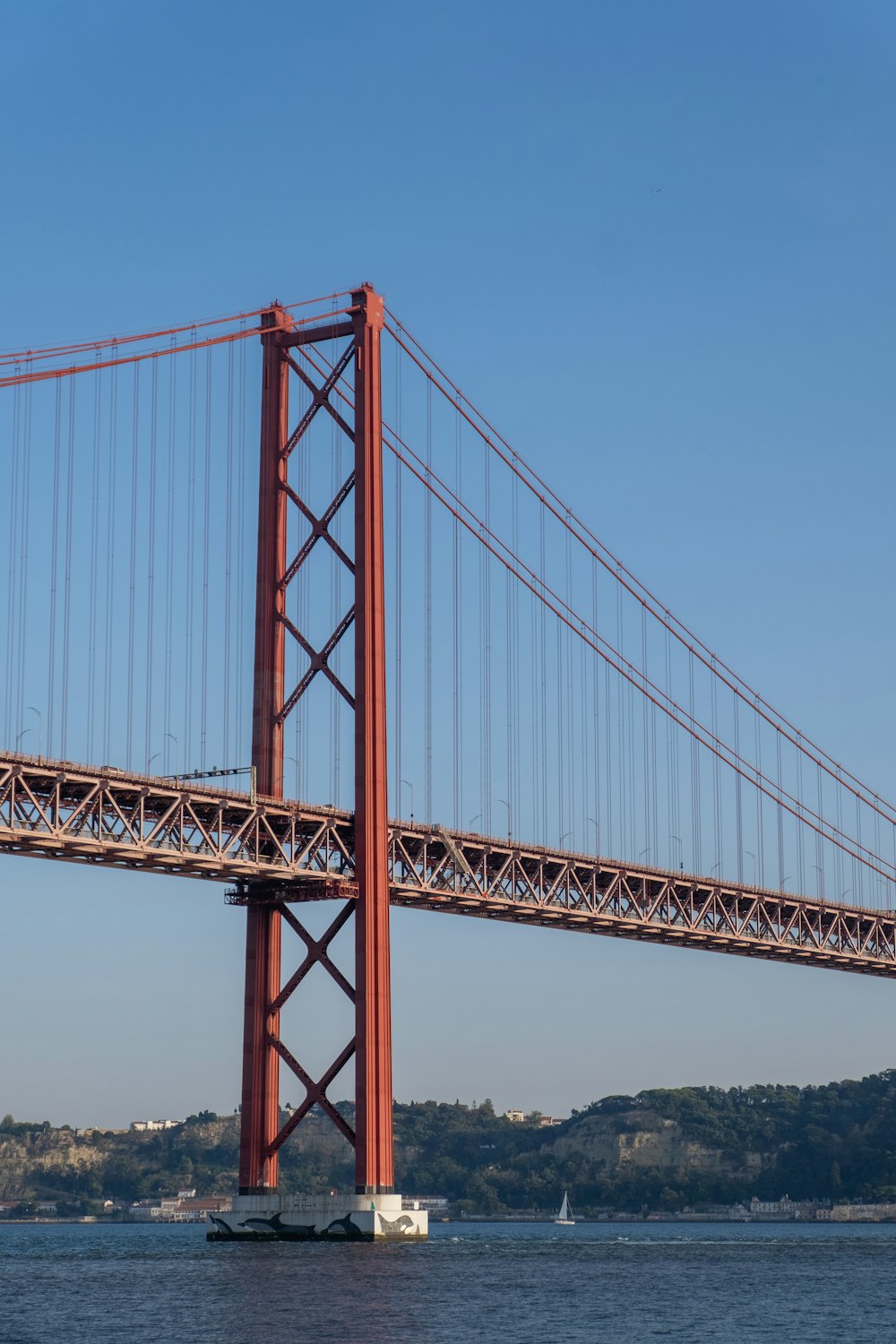 a large bridge spanning over a large body of water