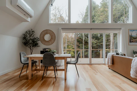 Parquet restaurado y vitrificado — después