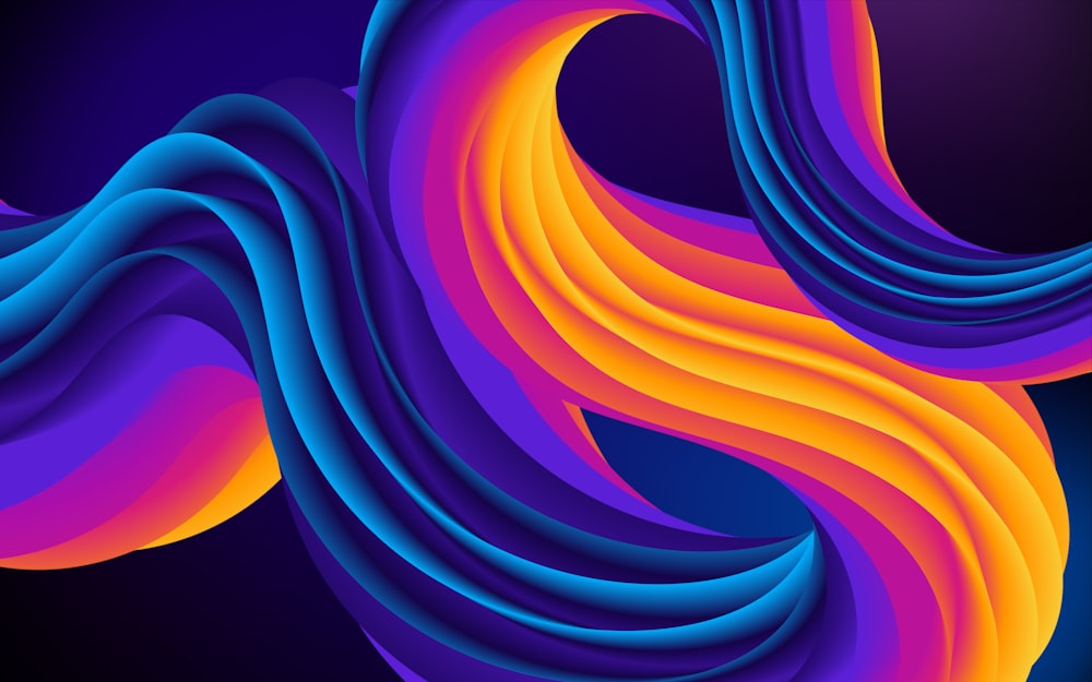 a colorful abstract background with wavy lines