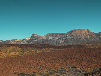 a view of a mountain range from a distance