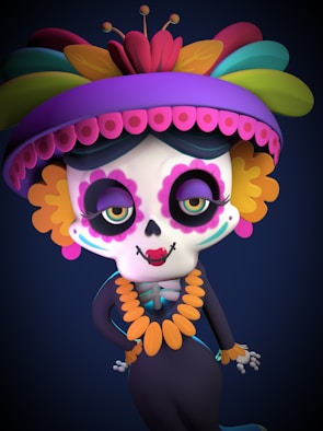 A colorful character design from one of our games.
