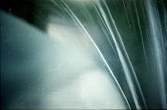 Abstract shapes in soothing blues and greens symbolizing growth and clarity.