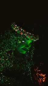 An emerald and white chakra alignment illustration glowing softly with healing vibrations.