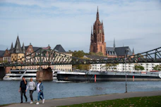The Iron Bridge over the River Main, Frankfurt