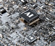 a computer chip with the letter a on top of it