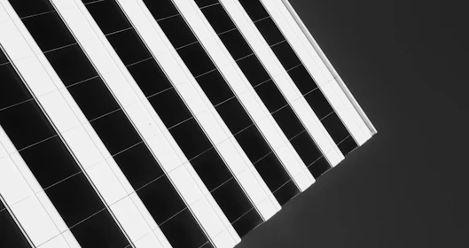 a black and white photo of a tall building