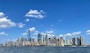a view of a city from the water