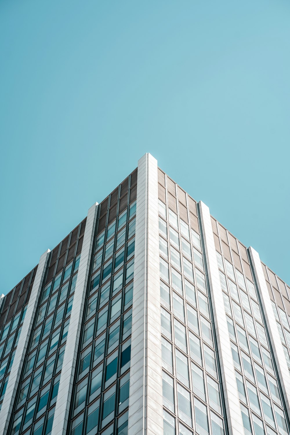 a very tall building with lots of windows