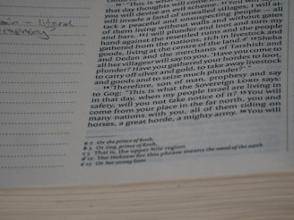 Photograph of a handwritten note detailing patient testimonies.