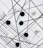 Chess pieces are arranged on a geometric background with intersecting black and gray lines. The pieces are predominantly black and white, creating a contrast against the patterned backdrop.