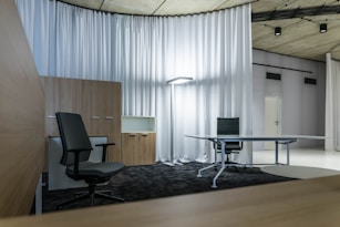 A stylish office environment reflecting professionalism and success.