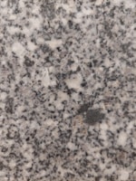 Close-up of a polished granite slab with rich, dark veining and a glossy finish.