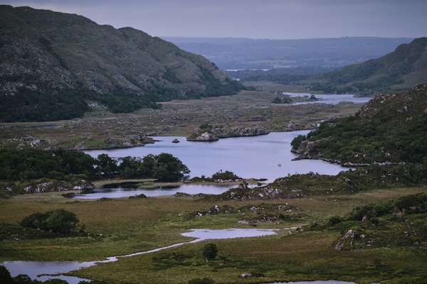 A large body of water surrounded by mountains — Killarney & the Ring of Kerry, Ireland