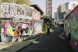 A vibrant street art mural showcasing urban creativity.