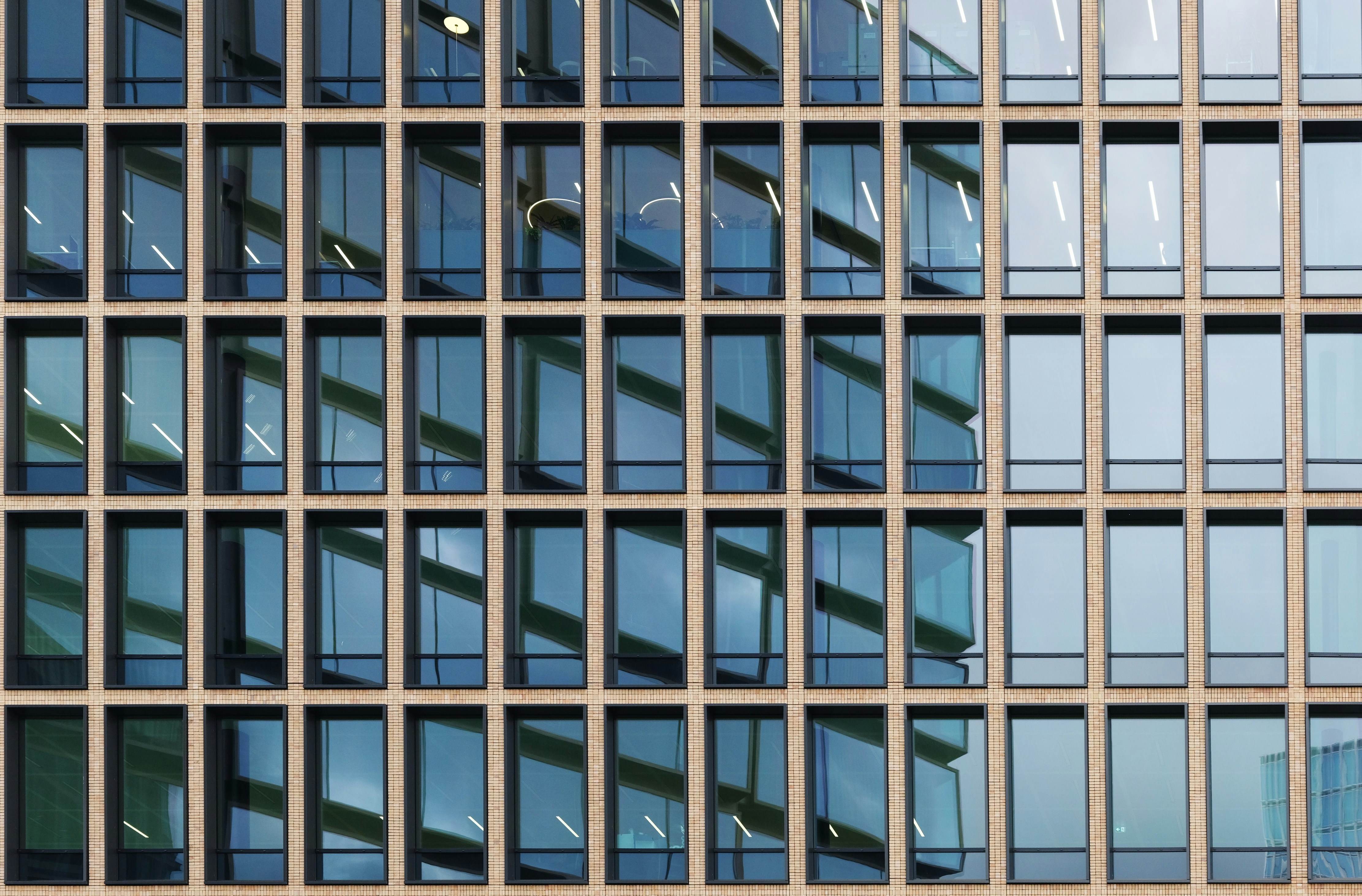 a very tall building with lots of windows