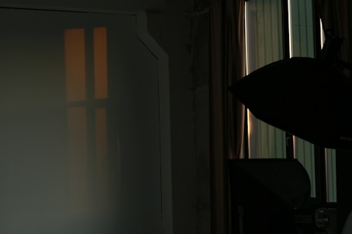 A softly lit portrait session in natural light with warm muted tones.