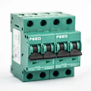 a close up of a three way switch box