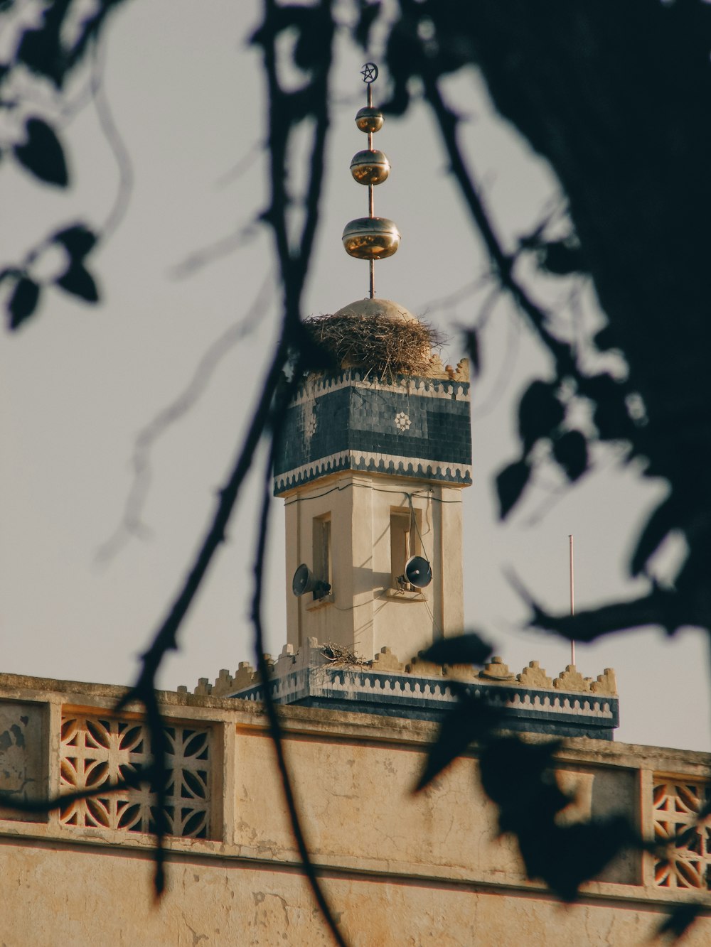 a tall building with a clock on top of it