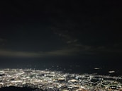 City skyline with glowing connection lines representing global chapters and networks.