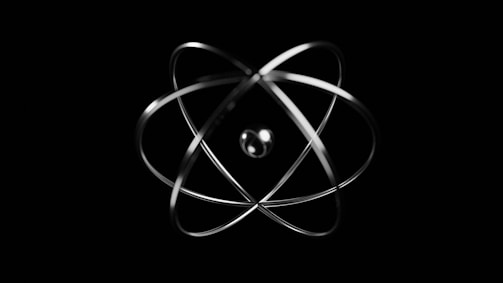 An illustrative diagram of atomic structure and elements.
