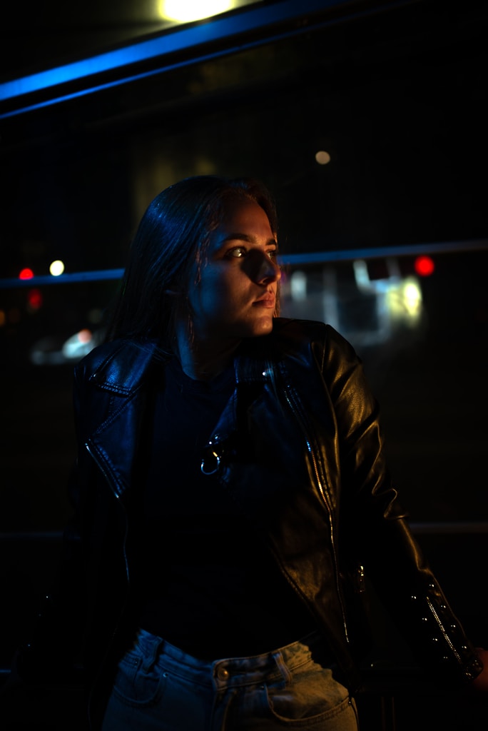 Cropped Leather Jacket
