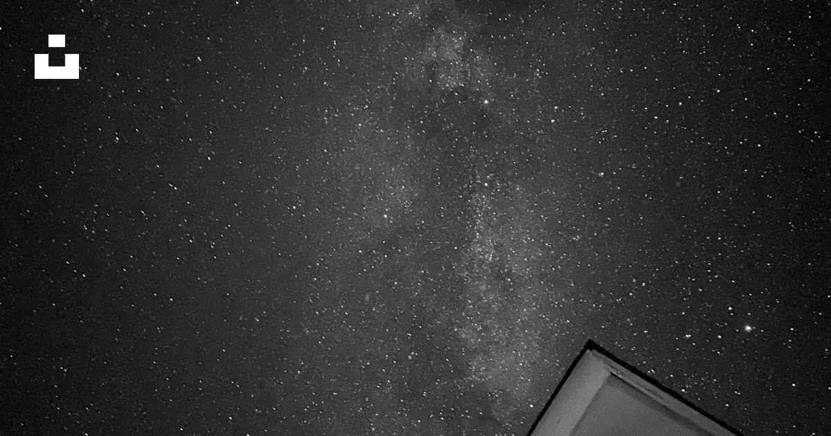 A Black And White Photo Of The Night Sky Photo Free Night Image On a-black-and-white-photo-of-the-night-sky-photo-free-night-image-on