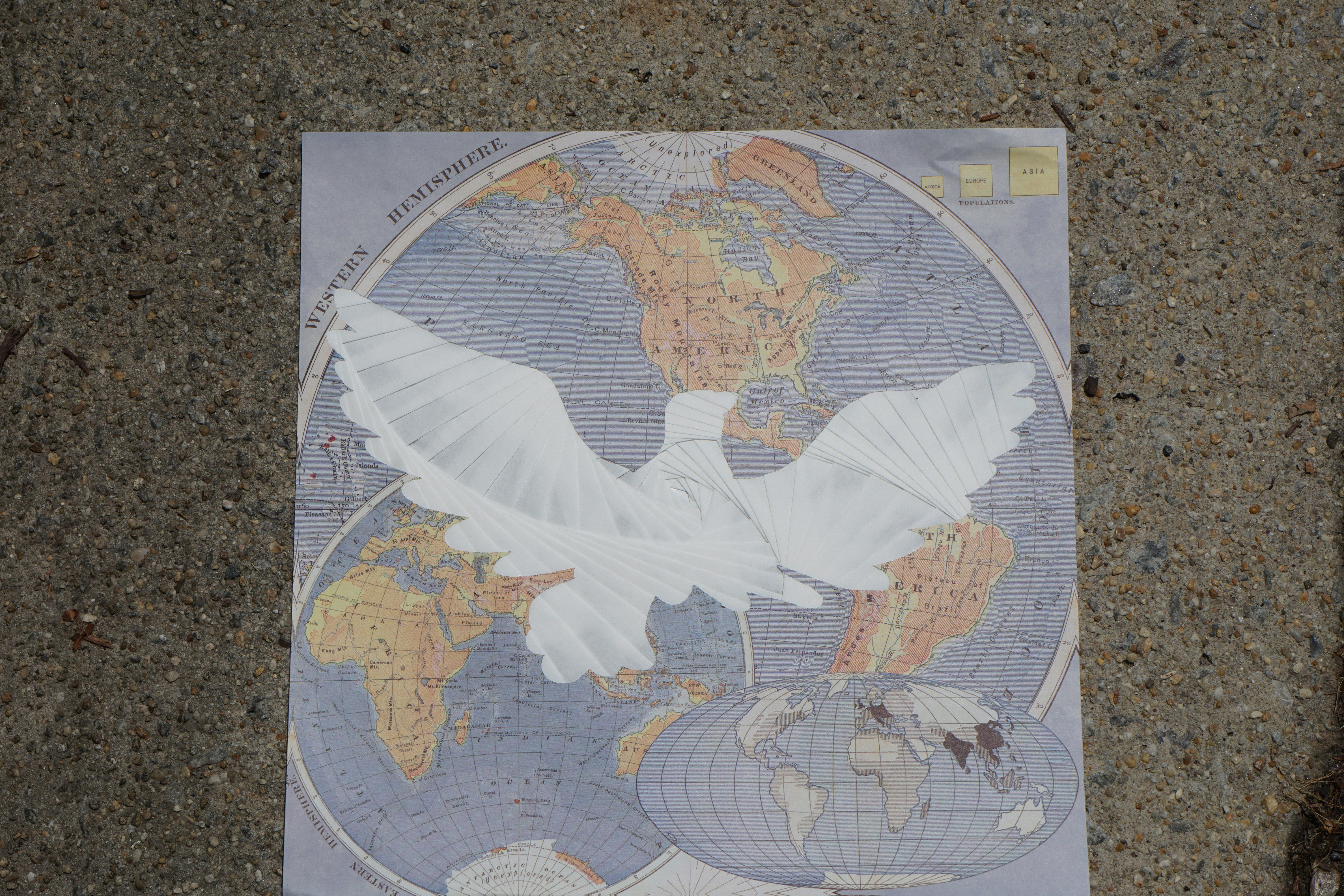 Mapa del mundo abstracto como fondo de la sección sobre nosotros