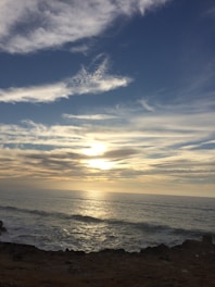 A stunning sunset view from the ocean view room.