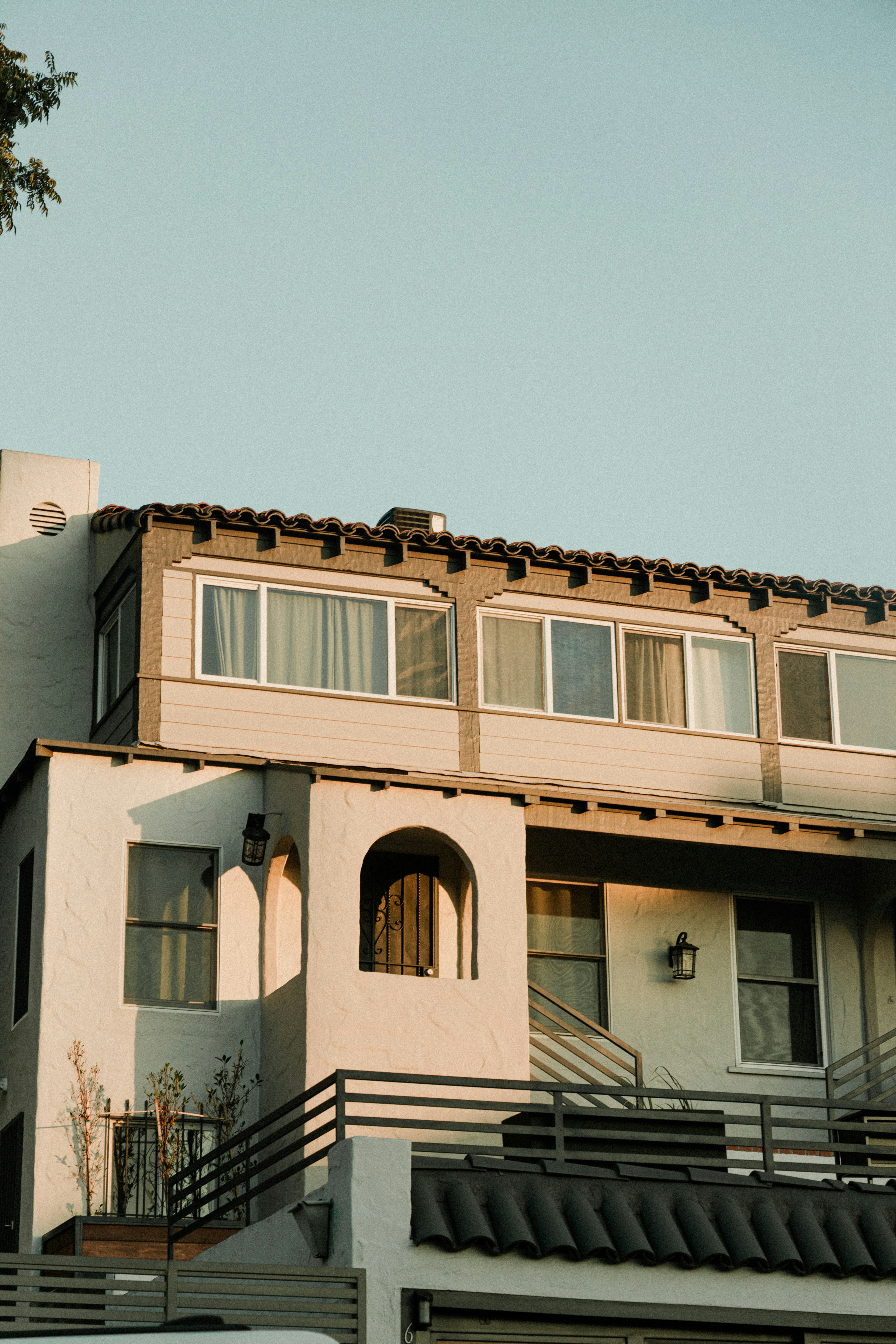a building with a car parked in front of it