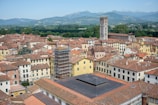 A beautiful view of the historic town of Ivrea.