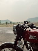 A Royal Enfield Meteor 350 motorcycle rental in Goa