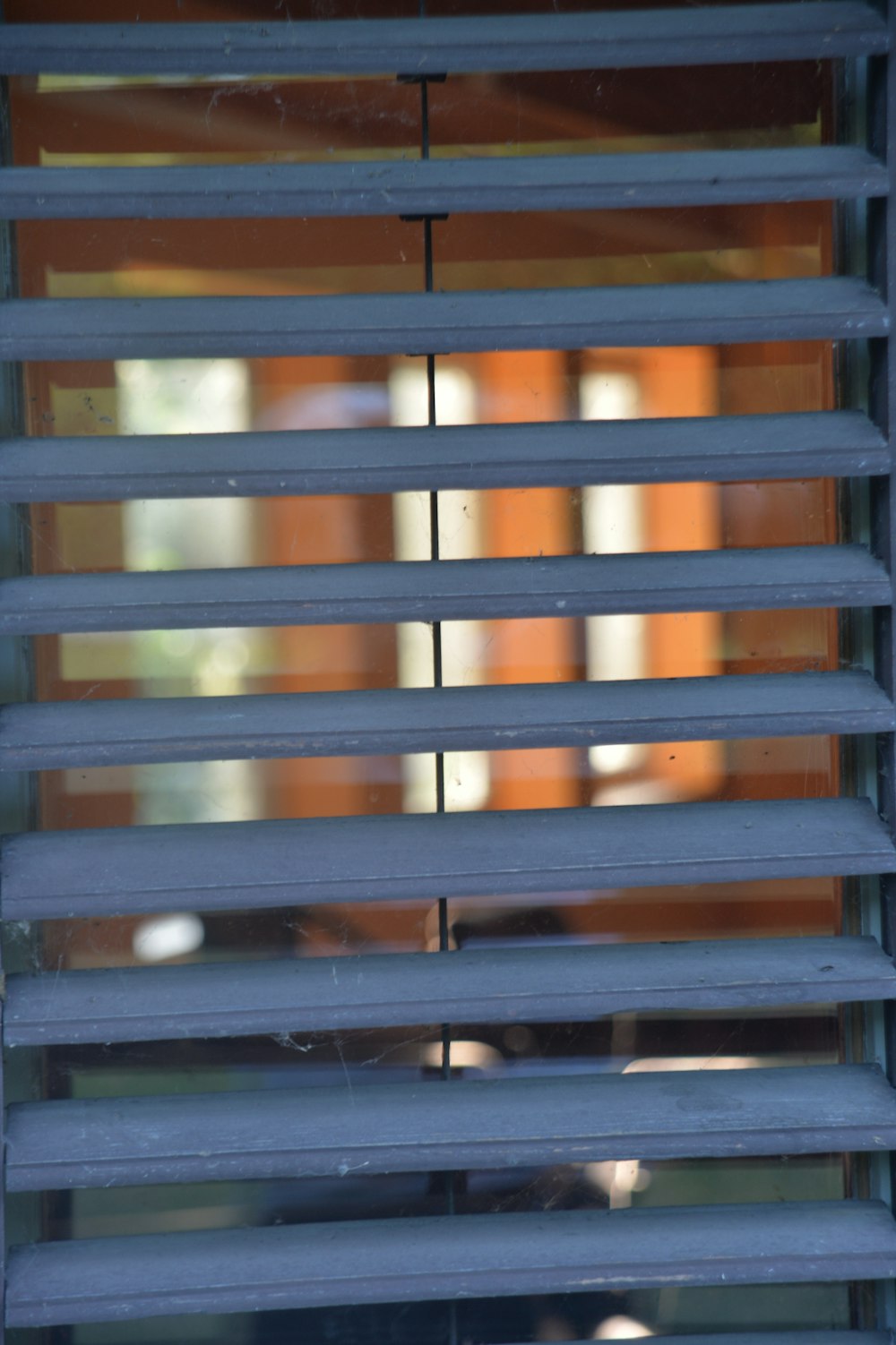 a cat sitting on a window sill looking out the window