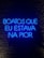 A neon sign displaying a phrase in Portuguese, illuminated in bright blue against a dark brick wall.