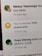 A digital notification on a screen announces the achievement of reaching 500,000 downloads. The message is accompanied by a gold trophy icon symbolizing success. The background shows other notifications with interactions from a social media platform.
