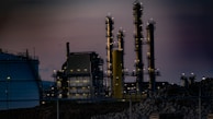 A modern chemical plant, representing cutting-edge technology.