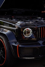 An influencer showcasing automotive accessories.