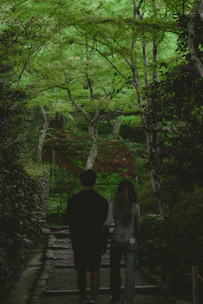 A serene path through a forest symbolizing a purposeful journey together.