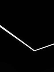 Minimalist blue and white geometric logo design on a clean background