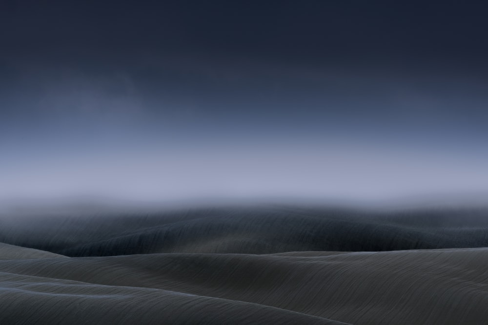 a blurry photo of a desert landscape