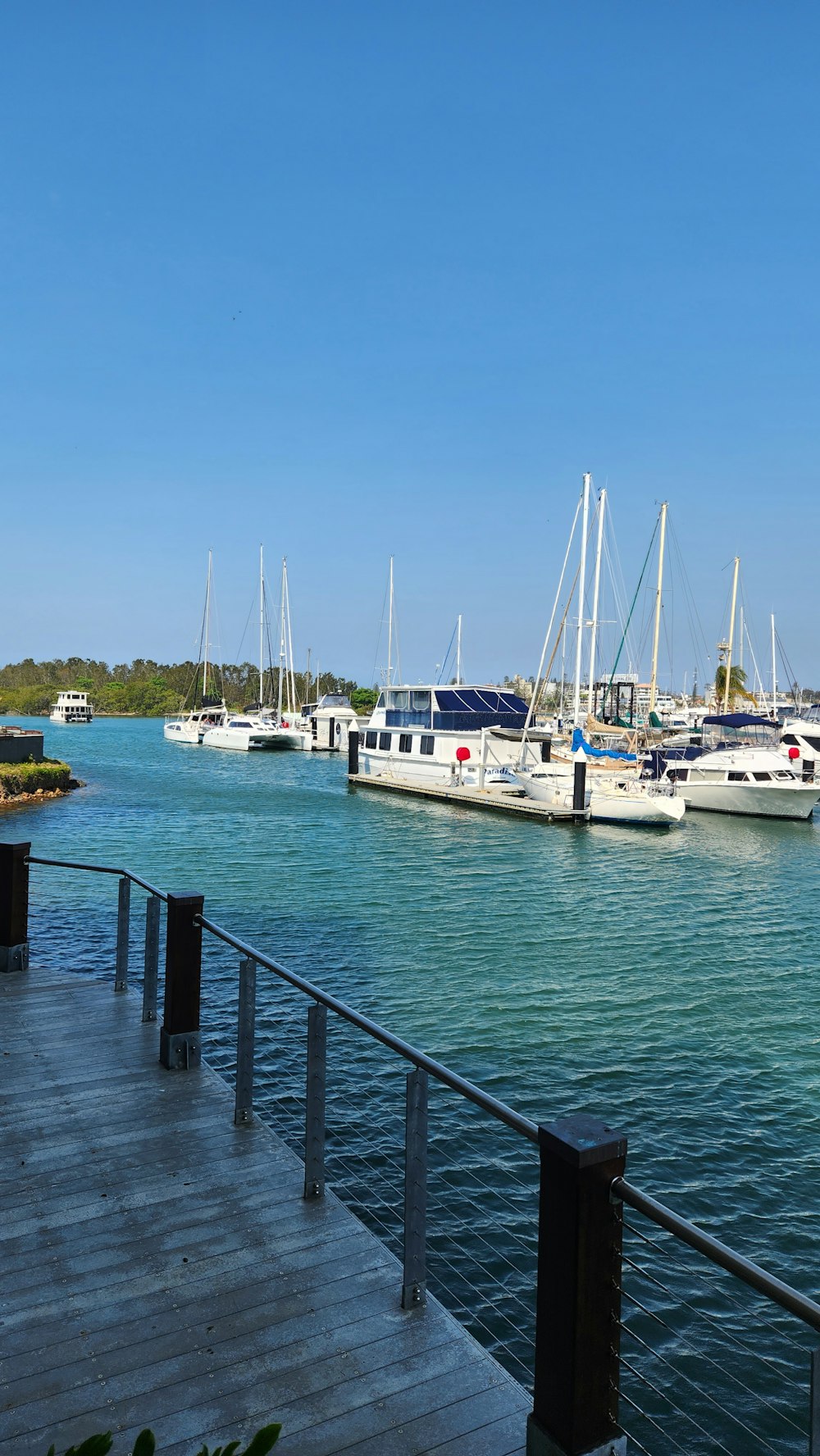 a group of boats that are sitting in the water