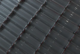 Rows of clear plastic molding bottles ready for shipment.