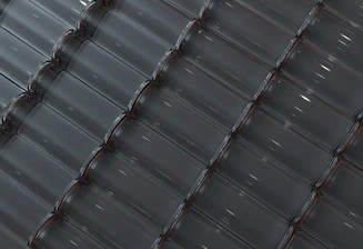 Rows of clear plastic molding bottles ready for shipment.